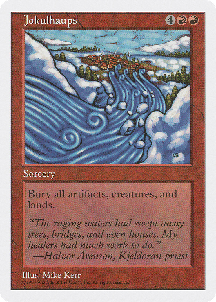 Jokulhaups (5ED-246) - Fifth Edition - Premium MTG Single from Wizards of the Coast - Just $1.06! Shop now at Game Crave Tournament Store