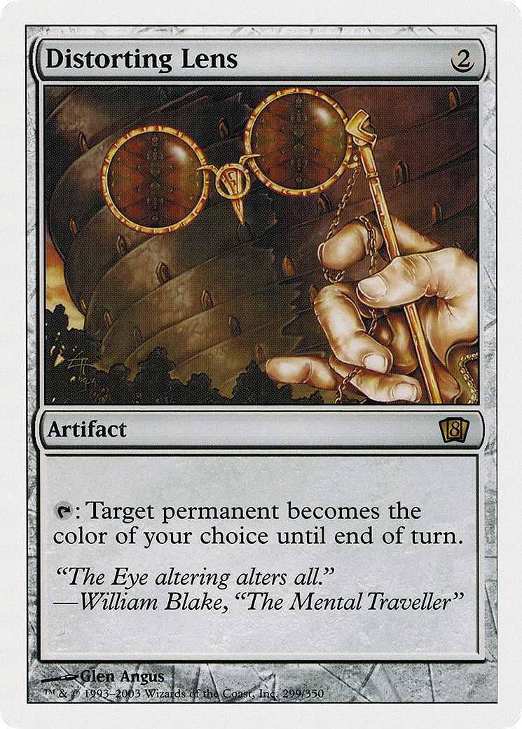 Distorting Lens (8ED-299) - Eighth Edition - Premium MTG Single from Wizards of the Coast - Just $0.14! Shop now at Game Crave Tournament Store