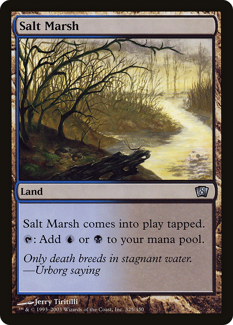 Salt Marsh (8ED-325★) - Eighth Edition Foil - Premium MTG Single from Wizards of the Coast - Just $0.40! Shop now at Game Crave Tournament Store