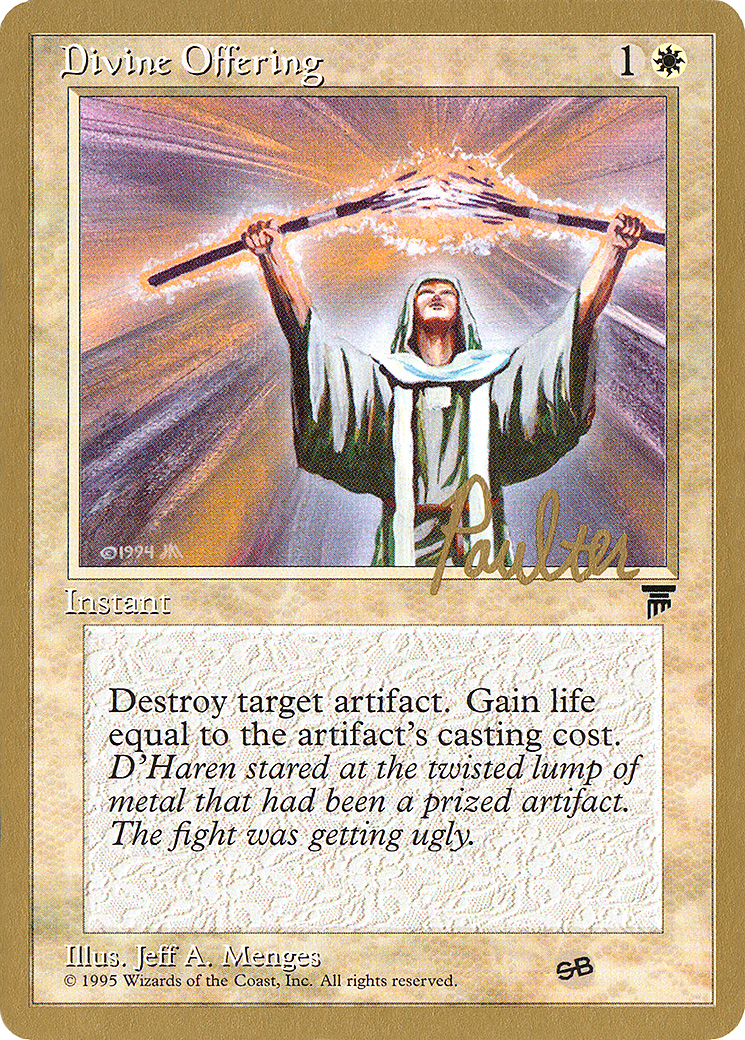 Divine Offering (PTC-PP6SB) - Pro Tour Collector Set - Premium MTG Single from Wizards of the Coast - Just $0.09! Shop now at Game Crave Tournament Store