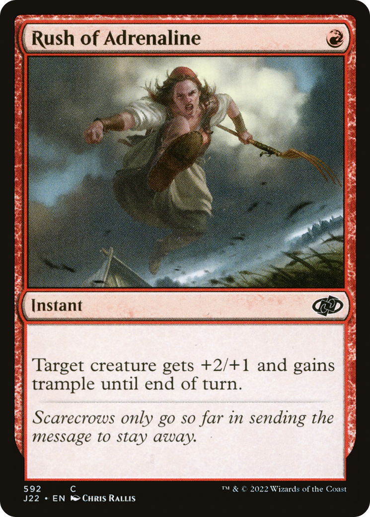 Rush of Adrenaline (J22-592) - Jumpstart 2022 - Premium MTG Single from Wizards of the Coast - Just $0.25! Shop now at Game Crave Tournament Store