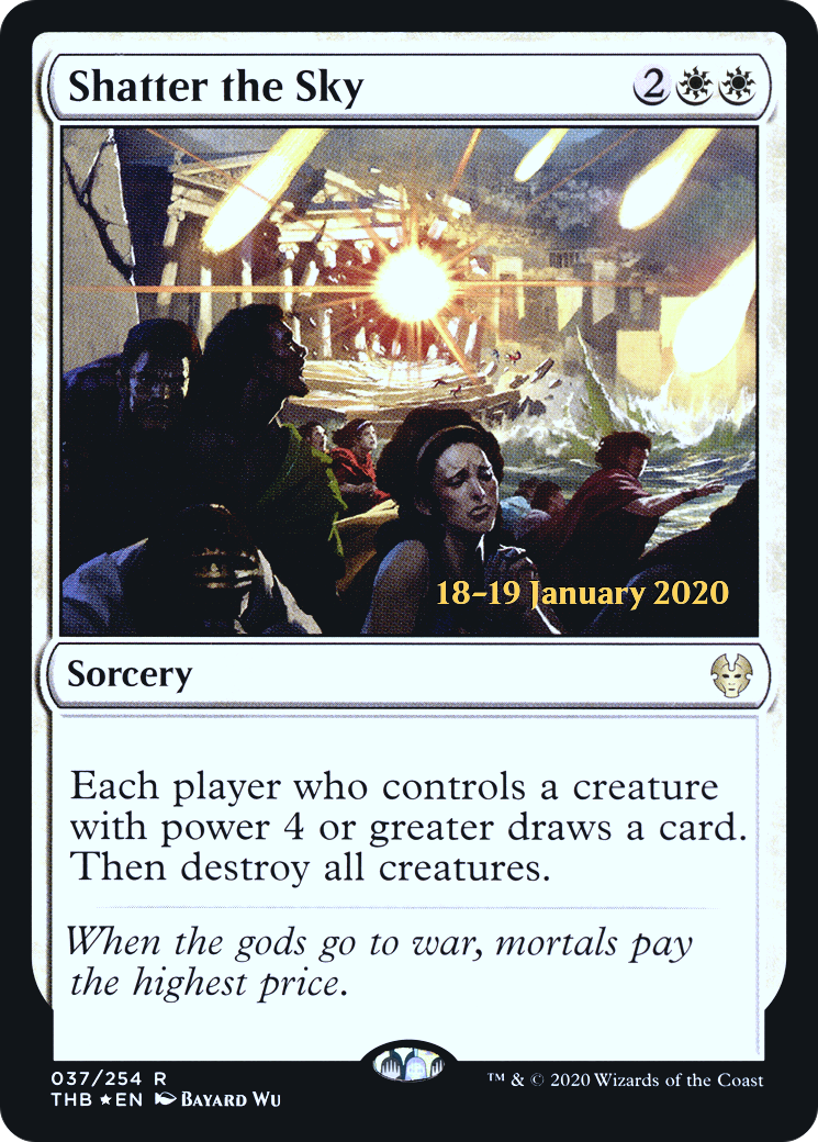 Shatter the Sky (PTHB-37S) - Theros Beyond Death Promos Foil - Premium MTG Single from Wizards of the Coast - Just $0.12! Shop now at Game Crave Tournament Store