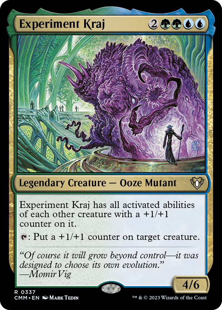 Experiment Kraj (CMM-337) - Commander Masters - Premium MTG Single from Wizards of the Coast - Just $0.08! Shop now at Game Crave Tournament Store