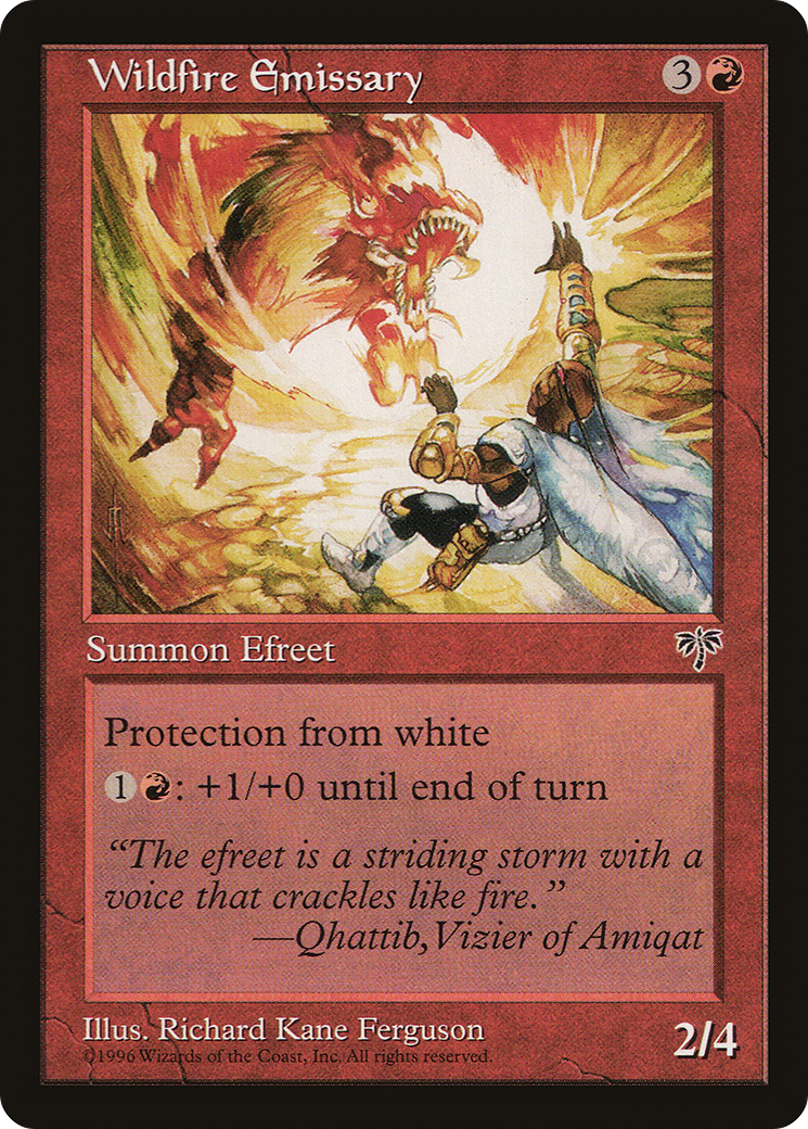Wildfire Emissary (MIR-203) - Mirage - Premium MTG Single from Wizards of the Coast - Just $0.08! Shop now at Game Crave Tournament Store
