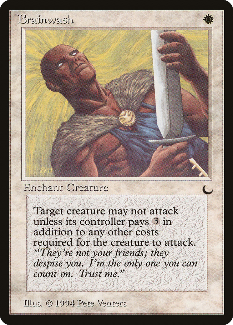 Brainwash (DRK-003) - The Dark - Premium MTG Single from Wizards of the Coast - Just $0.08! Shop now at Game Crave Tournament Store