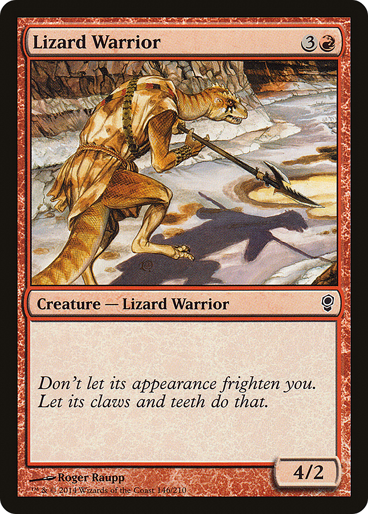Lizard Warrior (CNS-146) - Conspiracy Foil - Premium MTG Single from Wizards of the Coast - Just $0.08! Shop now at Game Crave Tournament Store