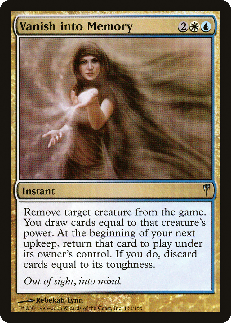 Vanish into Memory (CSP-133) - Coldsnap Foil - Premium MTG Single from Wizards of the Coast - Just $0.22! Shop now at Game Crave Tournament Store