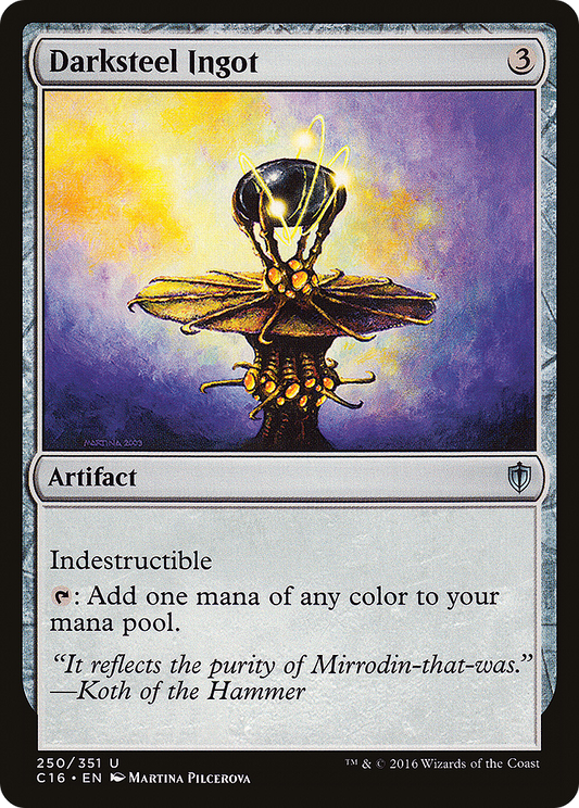 Darksteel Ingot (C16-250) - Commander 2016 - Premium MTG Single from Wizards of the Coast - Just $0.08! Shop now at Game Crave Tournament Store