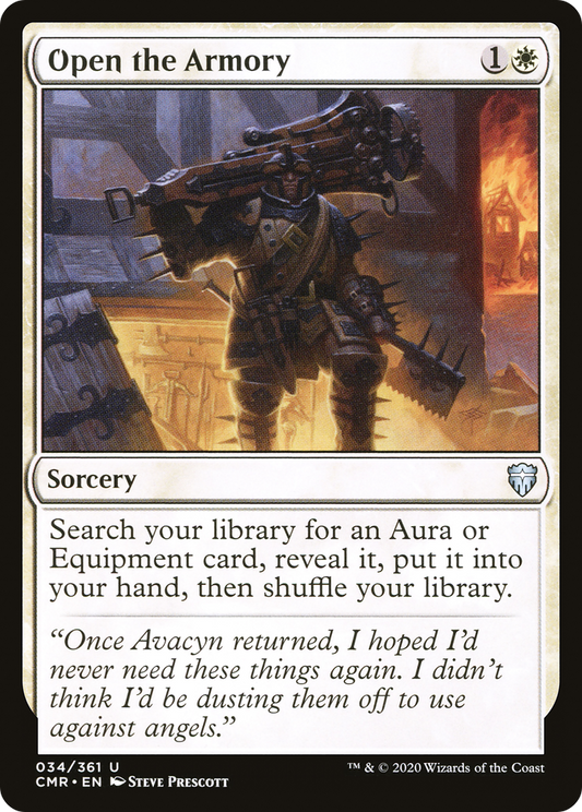 Open the Armory (CMR-034) - Commander Legends Foil - Premium MTG Single from Wizards of the Coast - Just $1.78! Shop now at Game Crave Tournament Store