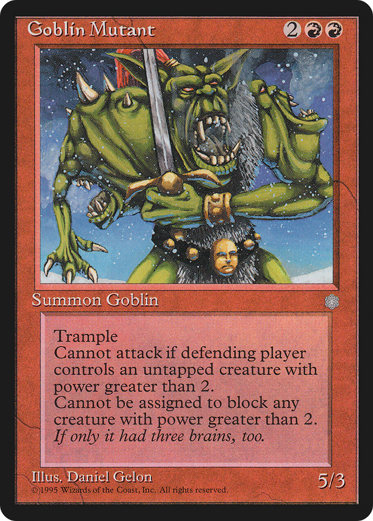 Goblin Mutant (ICE-188) - Ice Age - Premium MTG Single from Wizards of the Coast - Just $0.08! Shop now at Game Crave Tournament Store