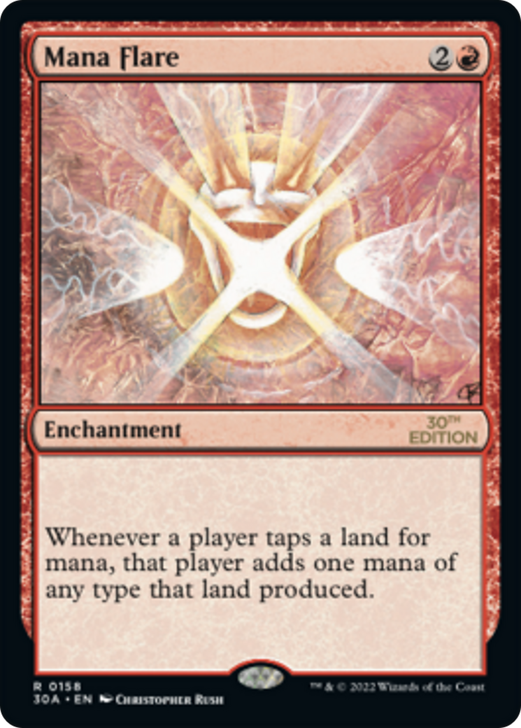 Mana Flare (30A-158) - 30th Anniversary Edition - Premium MTG Single from Wizards of the Coast - Just $7.78! Shop now at Game Crave Tournament Store