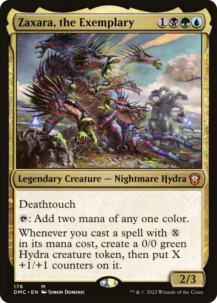 Zaxara, the Exemplary (DMC-176) - Dominaria United Commander - Premium MTG Single from Wizards of the Coast - Just $0.19! Shop now at Game Crave Tournament Store