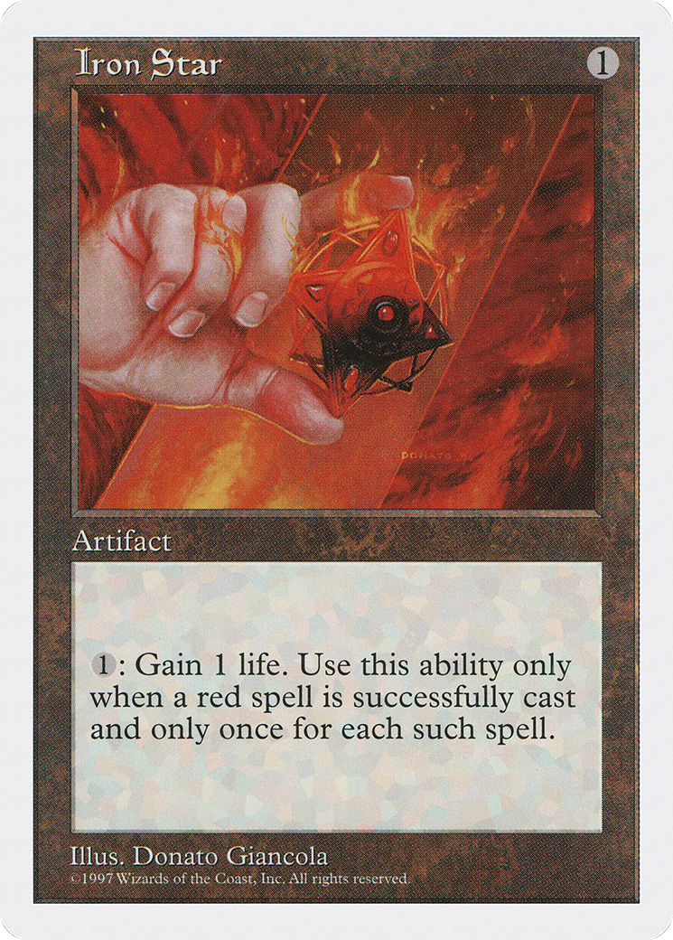 Iron Star (5ED-379) - Fifth Edition - Premium MTG Single from Wizards of the Coast - Just $0.25! Shop now at Game Crave Tournament Store