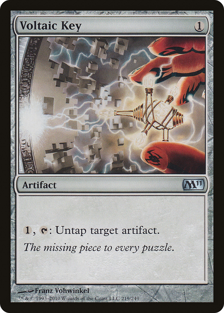 Voltaic Key (M11-219) - Magic 2011 - Premium MTG Single from Wizards of the Coast - Just $4.65! Shop now at Game Crave Tournament Store