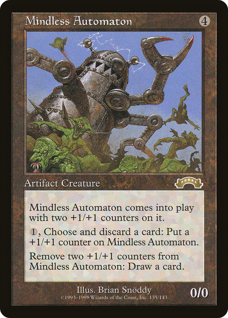Mindless Automaton (EXO-135) - Exodus - Premium MTG Single from Wizards of the Coast - Just $0.12! Shop now at Game Crave Tournament Store