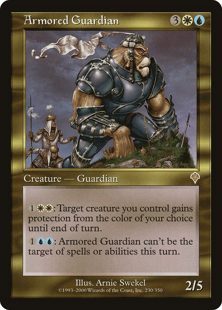 Armored Guardian (INV-230) - Invasion - Premium MTG Single from Wizards of the Coast - Just $0.08! Shop now at Game Crave Tournament Store
