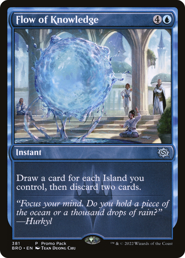 Flow of Knowledge (BRO-381) - The Brothers' War Foil - Premium MTG Single from Wizards of the Coast - Just $0.90! Shop now at Game Crave Tournament Store