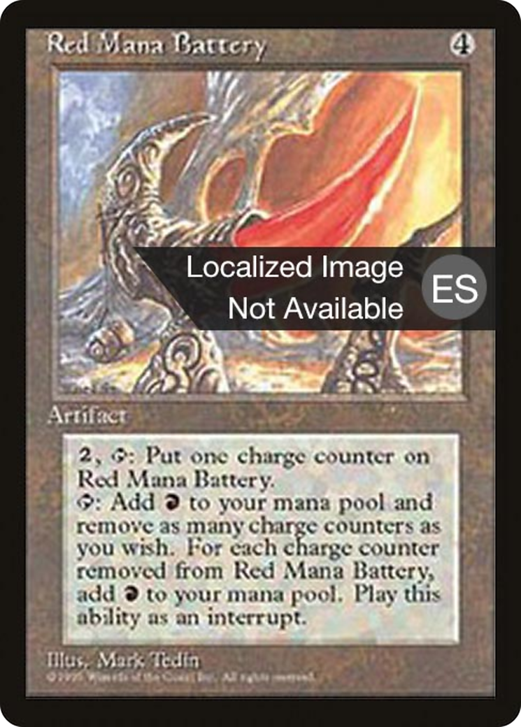 Red Mana Battery (4BB-343) - Fourth Edition Foreign Black Border - Premium MTG Single from Wizards of the Coast - Just $0.80! Shop now at Game Crave Tournament Store