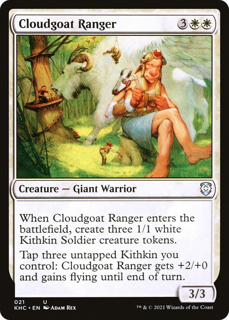 Cloudgoat Ranger (KHC-021) - Kaldheim Commander - Premium MTG Single from Wizards of the Coast - Just $0.08! Shop now at Game Crave Tournament Store