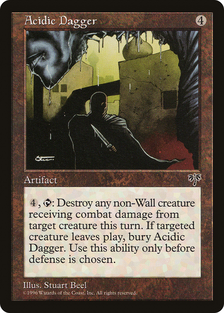 Acidic Dagger (MIR-291) - Mirage - Premium MTG Single from Wizards of the Coast - Just $0.08! Shop now at Game Crave Tournament Store