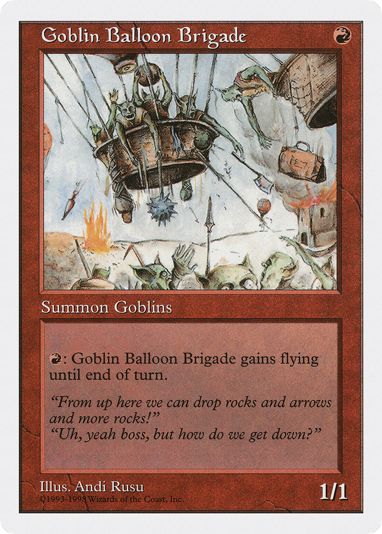 Goblin Balloon Brigade (ATH-030) - Anthologies - Premium MTG Single from Wizards of the Coast - Just $0.08! Shop now at Game Crave Tournament Store