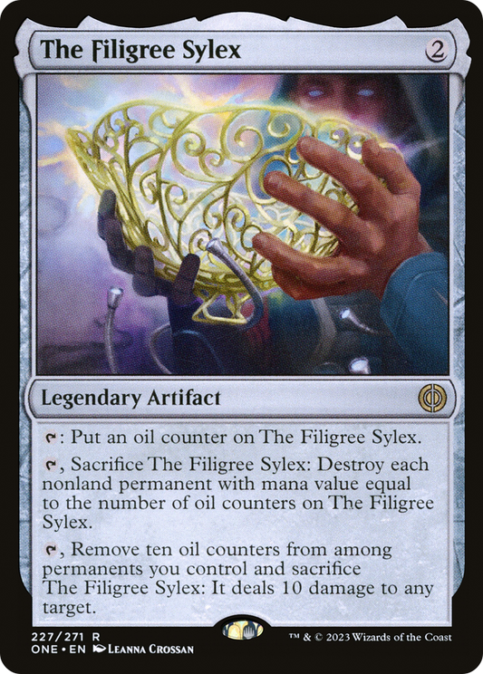 The Filigree Sylex (ONE-227) - Phyrexia: All Will Be One Foil - Premium MTG Single from Wizards of the Coast - Just $0.26! Shop now at Game Crave Tournament Store