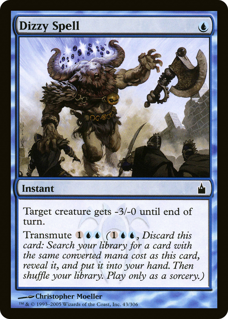 Dizzy Spell (RAV-043) - Ravnica: City of Guilds - Premium MTG Single from Wizards of the Coast - Just $0.11! Shop now at Game Crave Tournament Store