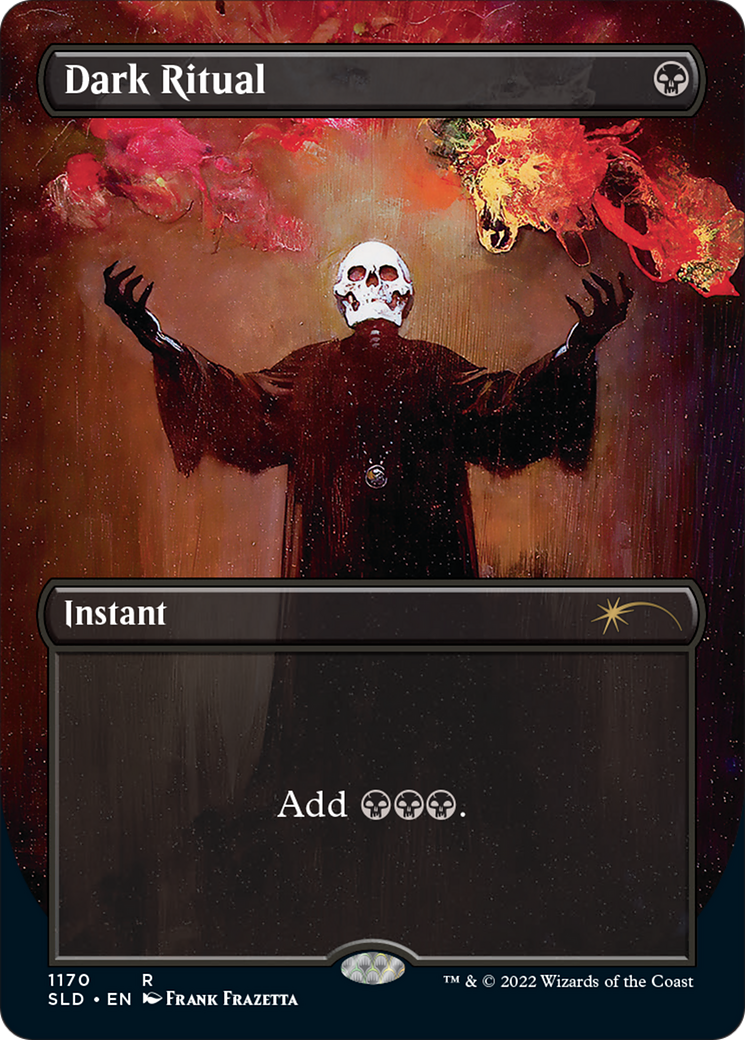 Dark Ritual (SLD-1170) - Secret Lair Drop (Borderless) - Premium MTG Single from Wizards of the Coast - Just $25.99! Shop now at Game Crave Tournament Store