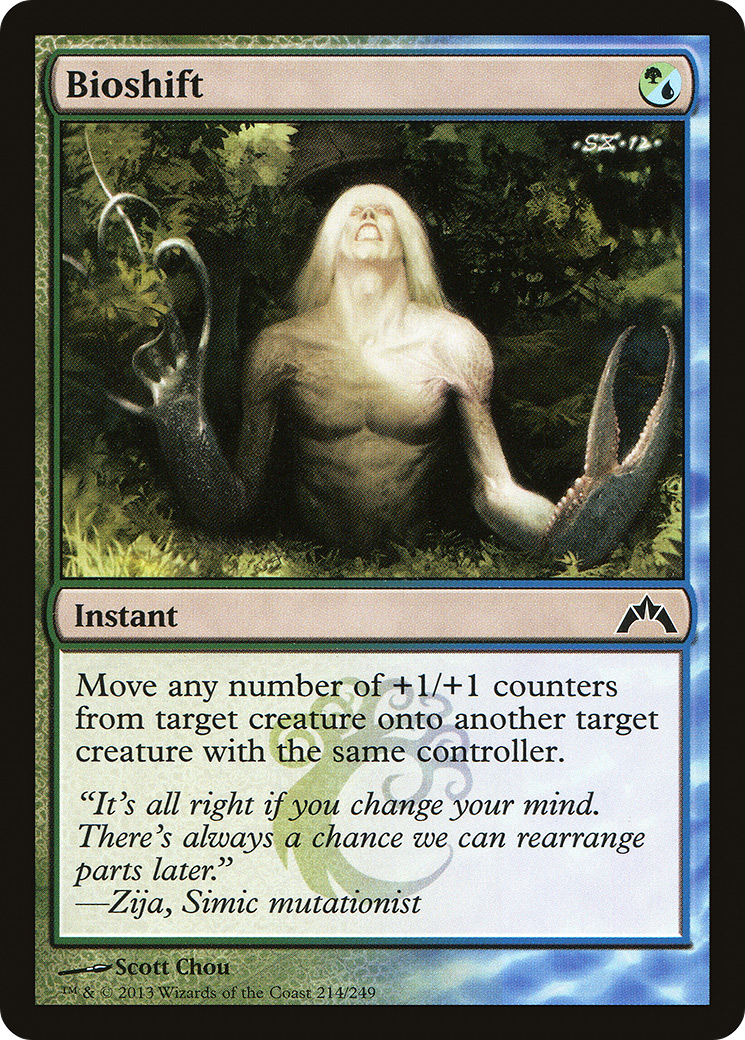 Bioshift (GTC-214) - Gatecrash Foil - Premium MTG Single from Wizards of the Coast - Just $1.21! Shop now at Game Crave Tournament Store