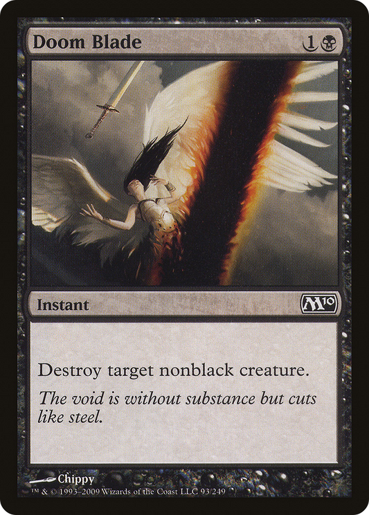 Doom Blade (M10-093) - Magic 2010 - Premium MTG Single from Wizards of the Coast - Just $0.08! Shop now at Game Crave Tournament Store