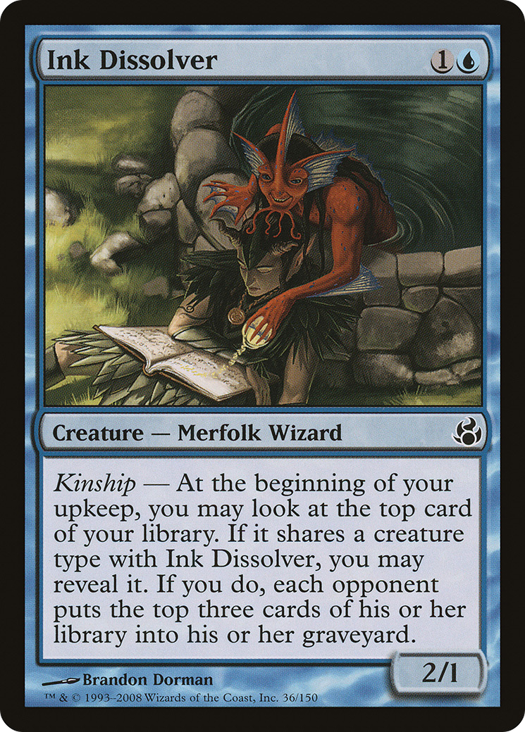 Ink Dissolver (MOR-036) - Morningtide - Premium MTG Single from Wizards of the Coast - Just $0.25! Shop now at Game Crave Tournament Store