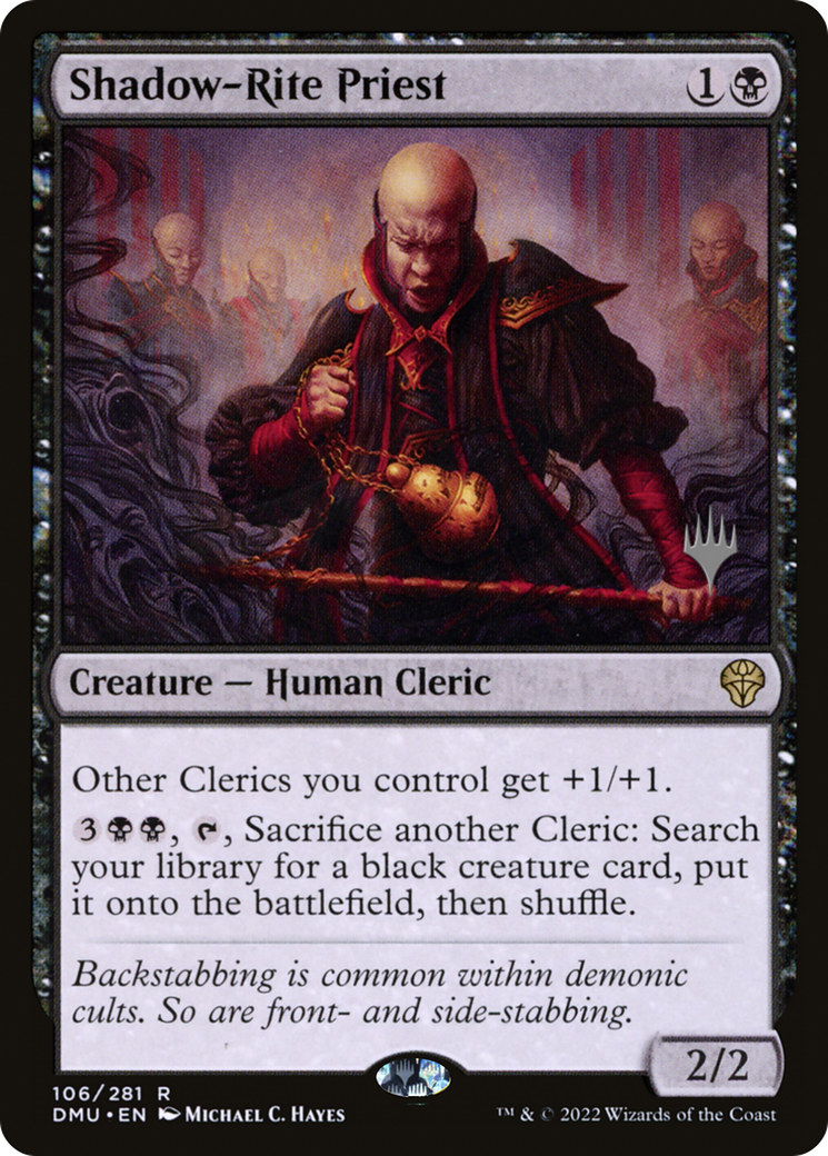 Shadow-Rite Priest (PDMU-106P) - Dominaria United Promos Foil - Premium MTG Single from Wizards of the Coast - Just $0.19! Shop now at Game Crave Tournament Store