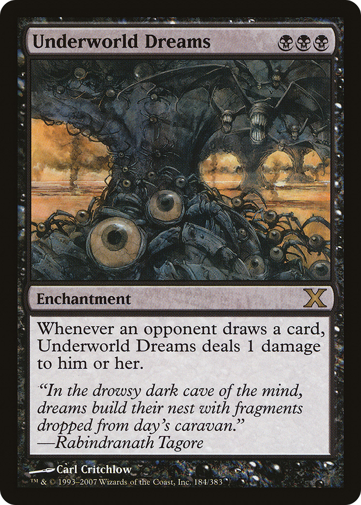 Underworld Dreams (10E-184) - Tenth Edition - Premium MTG Single from Wizards of the Coast - Just $4.70! Shop now at Game Crave Tournament Store