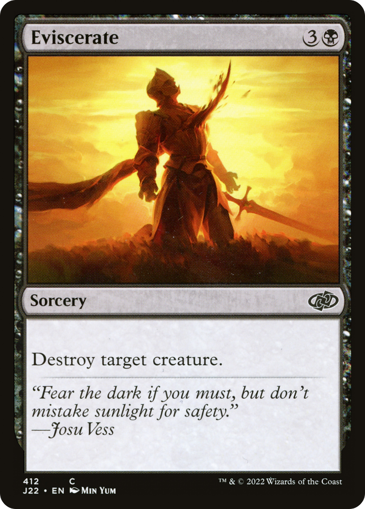 Eviscerate (J22-412) - Jumpstart 2022 - Premium MTG Single from Wizards of the Coast - Just $0.08! Shop now at Game Crave Tournament Store