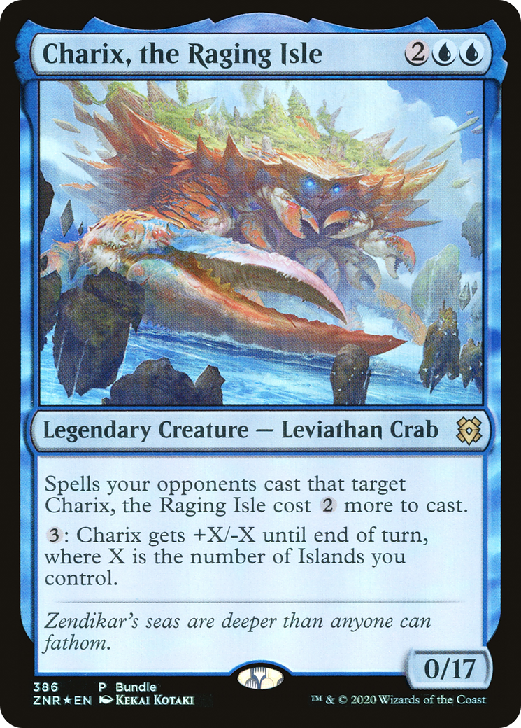 Charix, the Raging Isle (ZNR-386) - Zendikar Rising Foil - Premium MTG Single from Wizards of the Coast - Just $0.08! Shop now at Game Crave Tournament Store