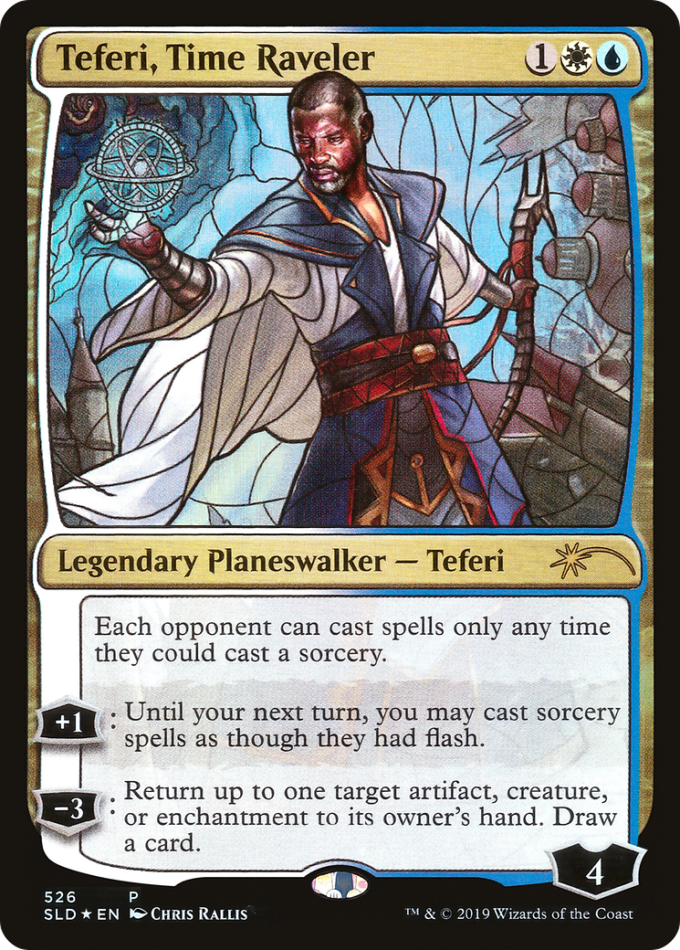 Teferi, Time Raveler (SLD-526) - Secret Lair Drop Foil - Premium MTG Single from Wizards of the Coast - Just $1.72! Shop now at Game Crave Tournament Store