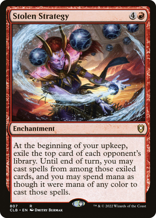 Stolen Strategy (CLB-807) - Commander Legends: Battle for Baldur's Gate - Premium MTG Single from Wizards of the Coast - Just $0.08! Shop now at Game Crave Tournament Store