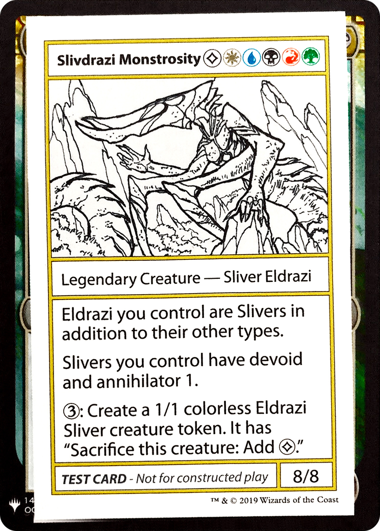 Slivdrazi Monstrosity (CMB1-102) - Mystery Booster Playtest Cards 2019 - Premium MTG Single from Wizards of the Coast - Just $7.53! Shop now at Game Crave Tournament Store