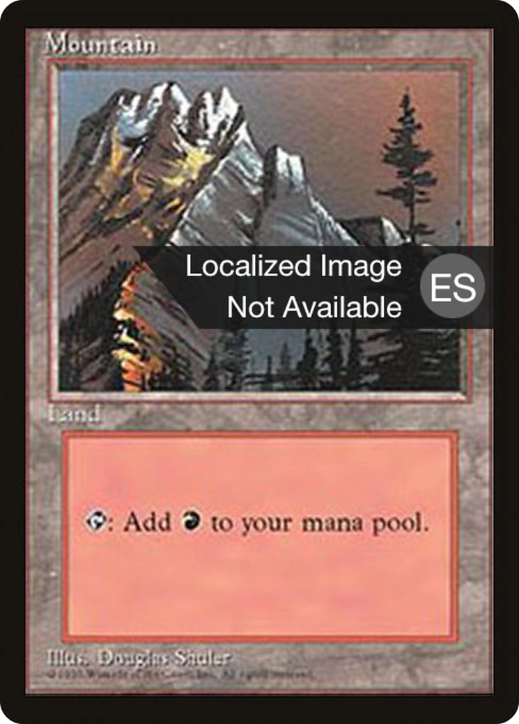 Mountain (4BB-373) - Fourth Edition Foreign Black Border - Premium MTG Single from Wizards of the Coast - Just $0.83! Shop now at Game Crave Tournament Store