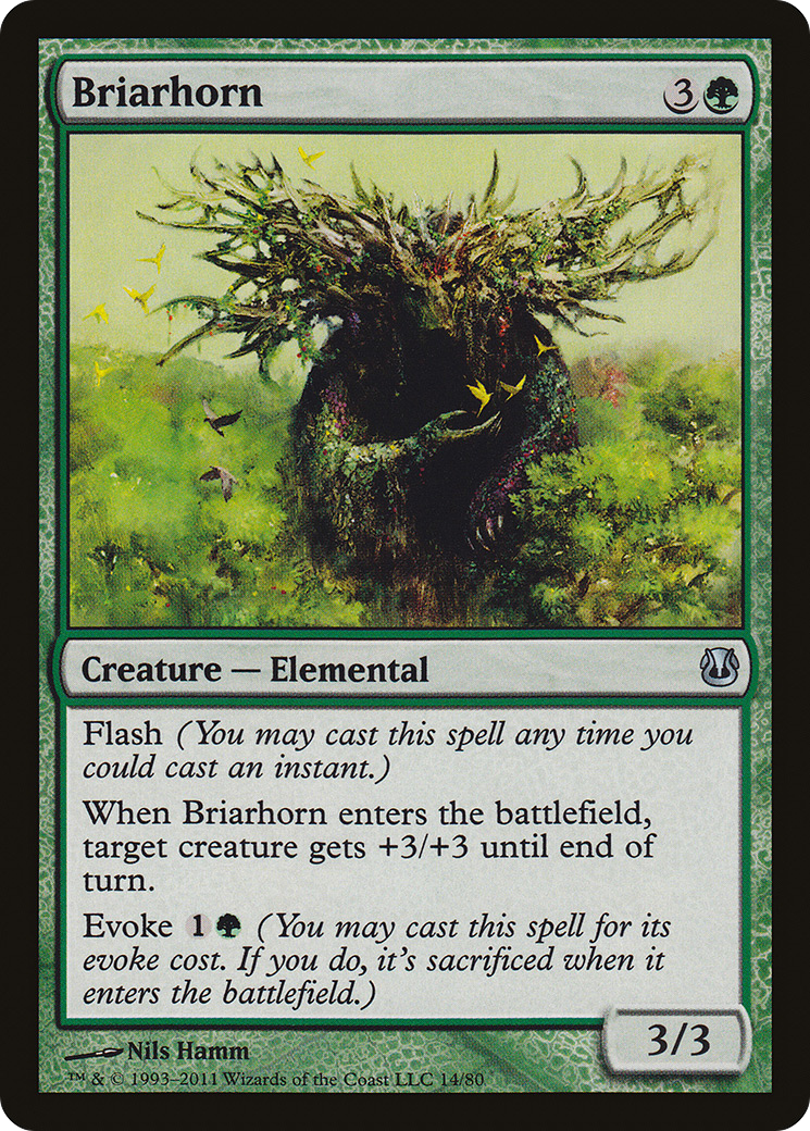 Briarhorn (DDH-014) - Duel Decks: Ajani vs. Nicol Bolas - Premium MTG Single from Wizards of the Coast - Just $0.08! Shop now at Game Crave Tournament Store