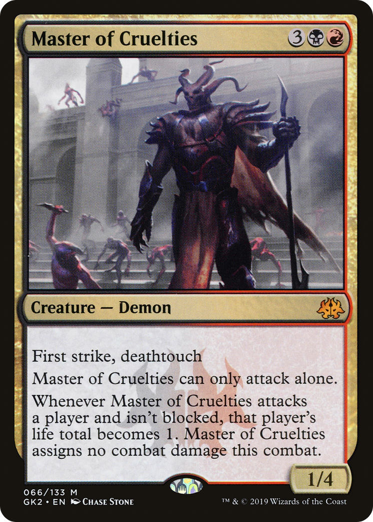 Master of Cruelties (GK2-066) - RNA Guild Kit - Premium MTG Single from Wizards of the Coast - Just $0.87! Shop now at Game Crave Tournament Store