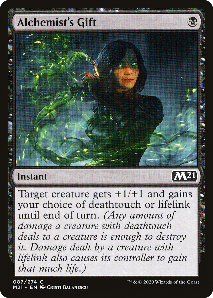 Alchemist's Gift (M21-087) - Core Set 2021 Foil - Premium MTG Single from Wizards of the Coast - Just $0.08! Shop now at Game Crave Tournament Store