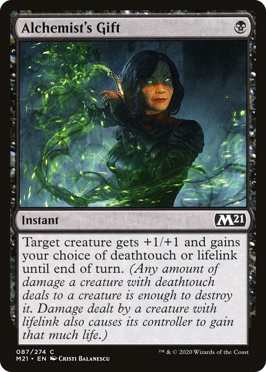 Alchemist's Gift (M21-087) - Core Set 2021 Foil - Premium MTG Single from Wizards of the Coast - Just $0.08! Shop now at Game Crave Tournament Store