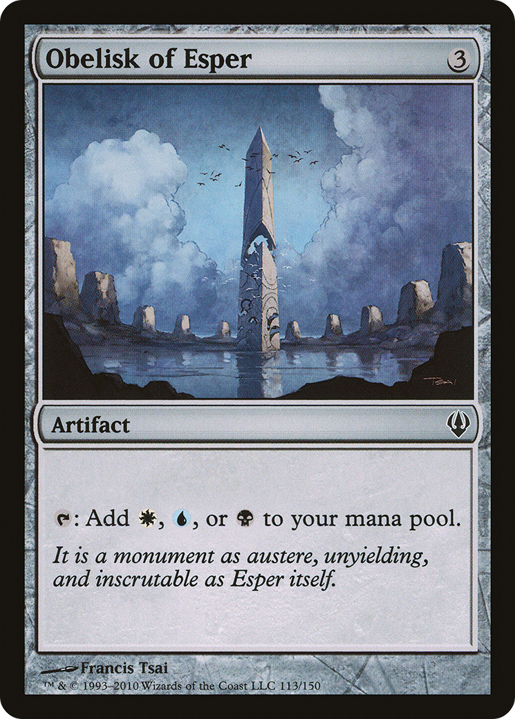Obelisk of Esper (ARC-113) - Archenemy - Premium MTG Single from Wizards of the Coast - Just $0.33! Shop now at Game Crave Tournament Store