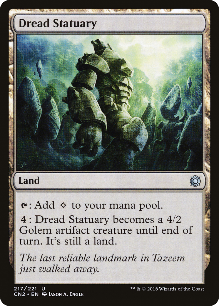 Dread Statuary (CN2-217) - Conspiracy: Take the Crown - Premium MTG Single from Wizards of the Coast - Just $0.08! Shop now at Game Crave Tournament Store