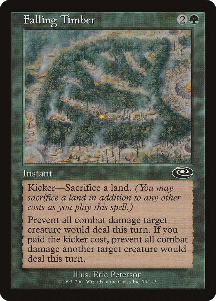 Falling Timber (PLS-079) - Planeshift - Premium MTG Single from Wizards of the Coast - Just $0.08! Shop now at Game Crave Tournament Store