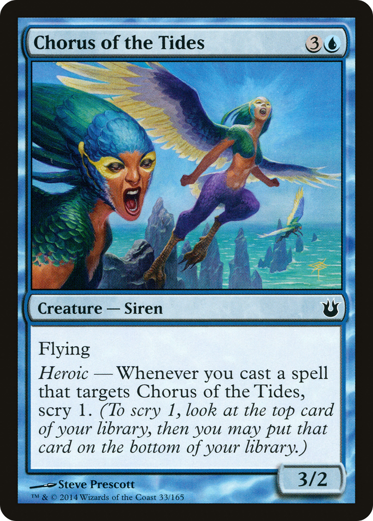 Chorus of the Tides (BNG-033) - Born of the Gods - Premium MTG Single from Wizards of the Coast - Just $0.08! Shop now at Game Crave Tournament Store