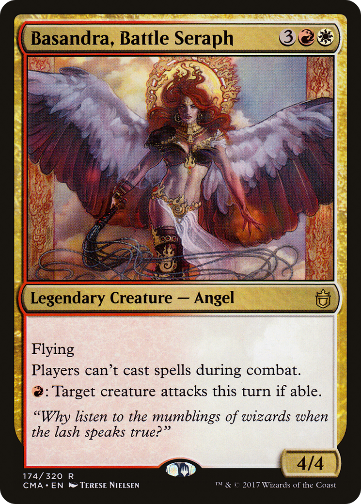 Basandra, Battle Seraph (CMA-174) - Commander Anthology - Premium MTG Single from Wizards of the Coast - Just $0.51! Shop now at Game Crave Tournament Store