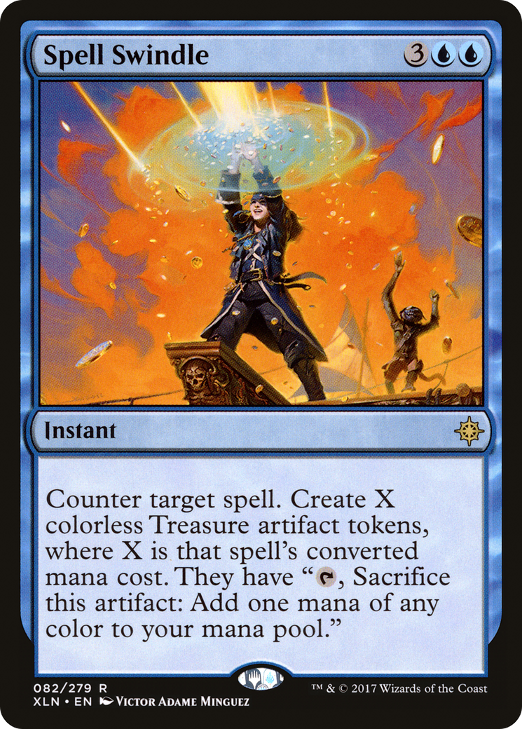 Spell Swindle (XLN-082) - Ixalan Foil - Premium MTG Single from Wizards of the Coast - Just $0.77! Shop now at Game Crave Tournament Store