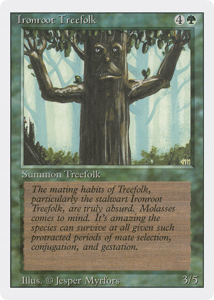 Ironroot Treefolk (3ED-204) - Revised Edition - Premium MTG Single from Wizards of the Coast - Just $0.25! Shop now at Game Crave Tournament Store
